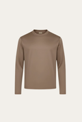 Taupe Long Sleeve – Premium Mercerized Cotton Long Sleeve T-Shirt
