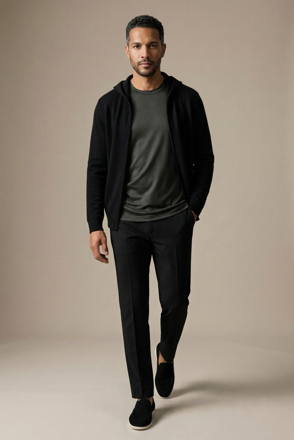Grey Imperial Long Sleeve – Premium Mercerized Cotton Long Sleeve T-Shirt