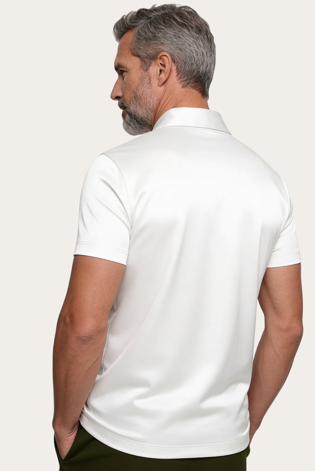 White Imperial Polo – Premium Mercerized Cotton Polo Shirt