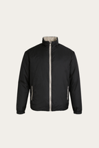 Black Windbreaker – Reversible Lightweight Long Sleeve Windbreaker