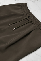 Khaki Sarh Pantalon – Tailored Stretch Trousers