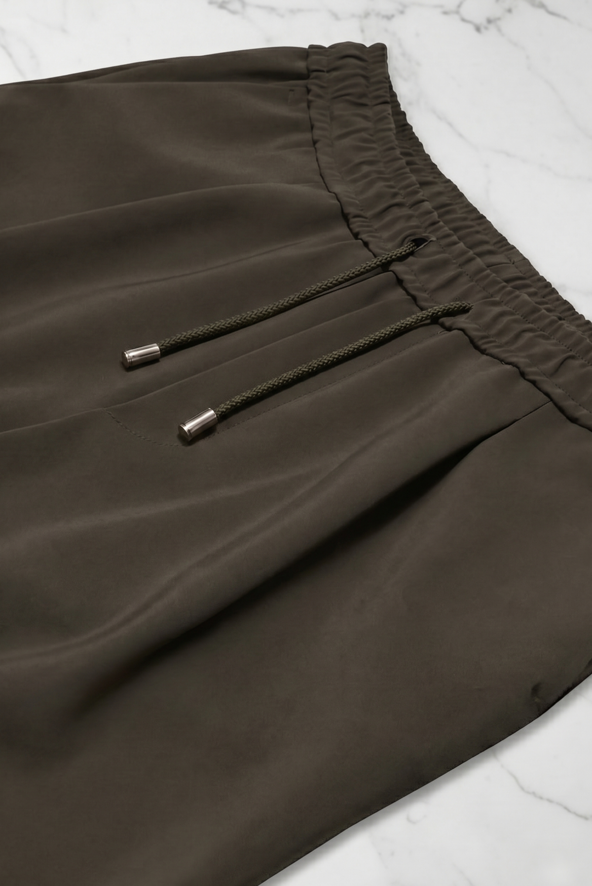 Khaki Sarh Pantalon – Tailored Stretch Trousers