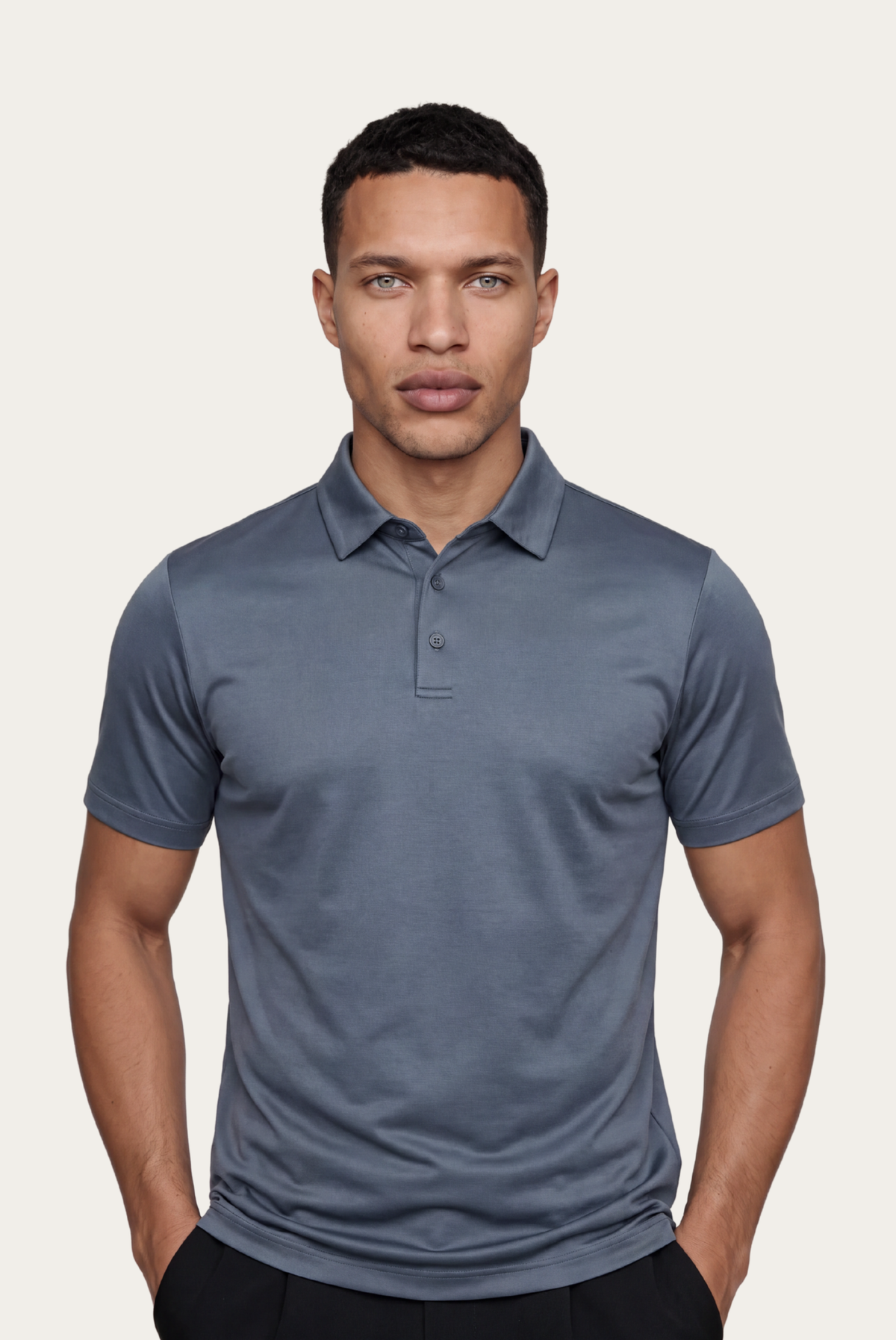 Blue Imperial Polo – Premium Mercerized Cotton Polo Shirt