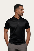 Black Imperial Polo – Premium Mercerized Cotton Polo Shirt
