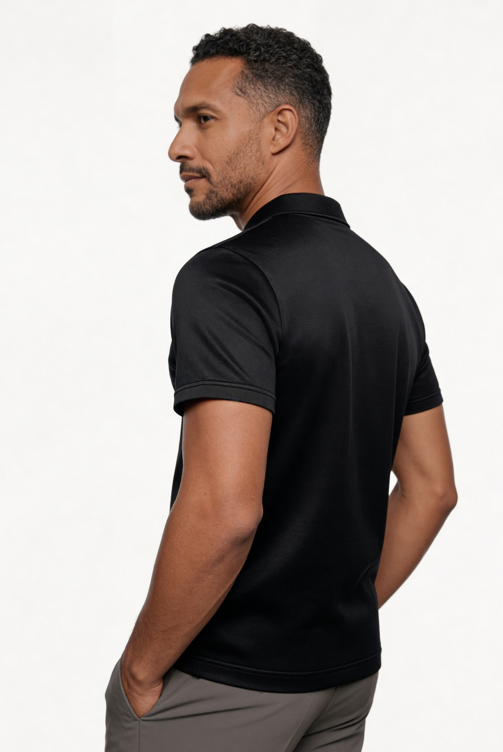 Black Imperial Polo – Premium Mercerized Cotton Polo Shirt