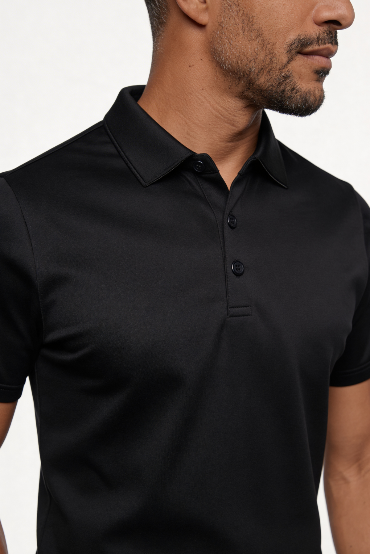 Black Imperial Polo – Premium Mercerized Cotton Polo Shirt