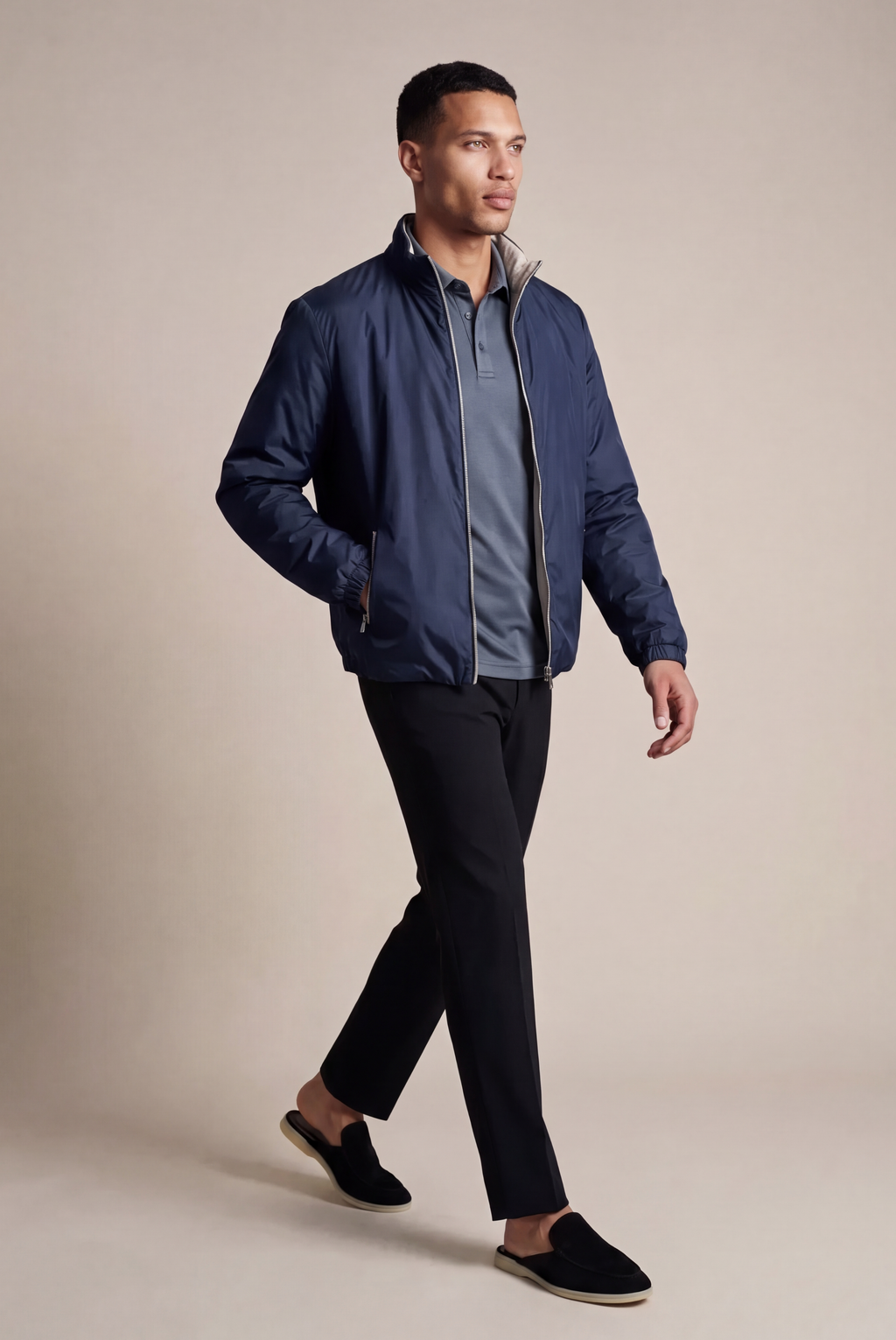 Blue Imperial Polo – Premium Mercerized Cotton Polo Shirt