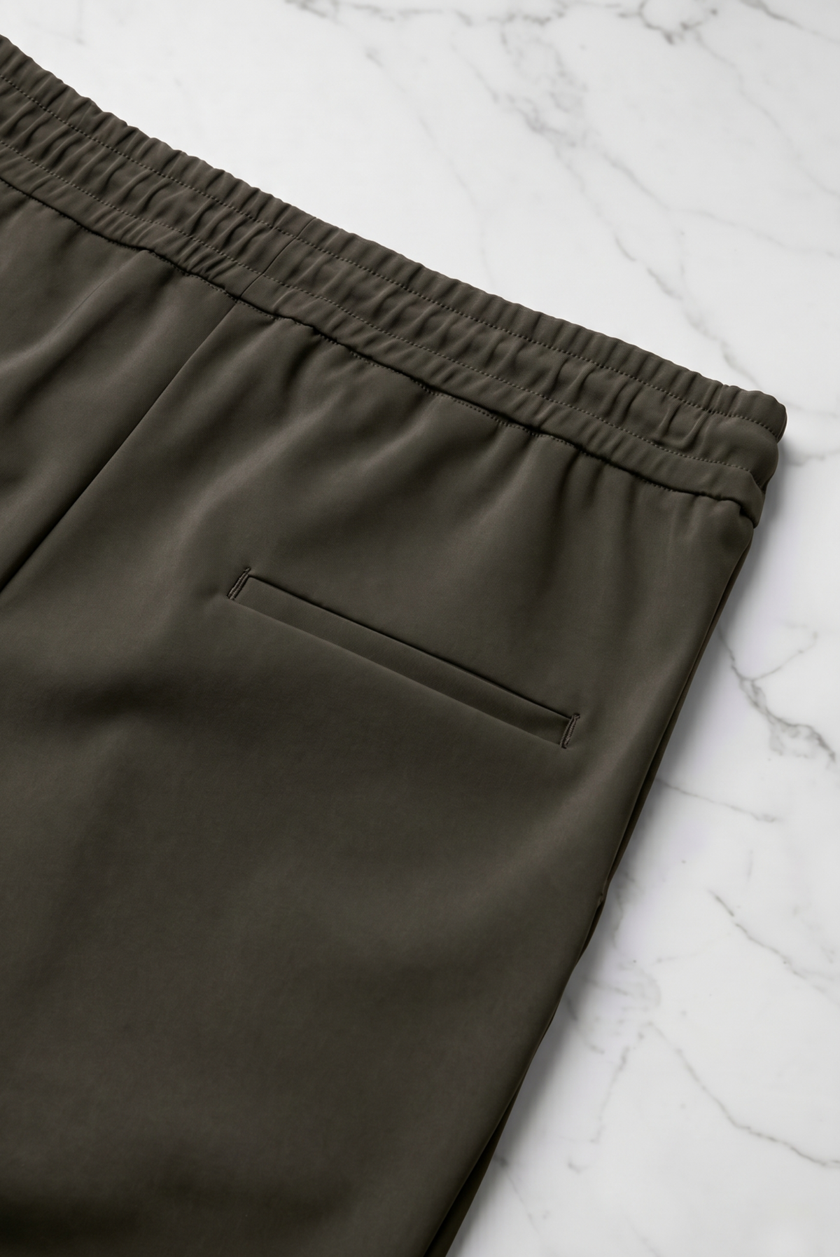 Khaki Sarh Pantalon – Tailored Stretch Trousers