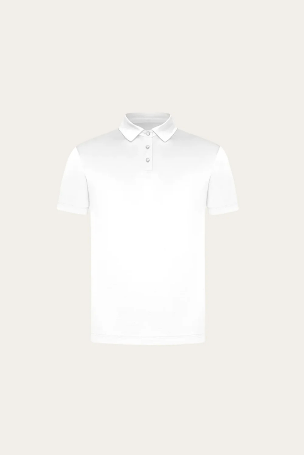 White Imperial Polo – Premium Mercerized Cotton Polo Shirt