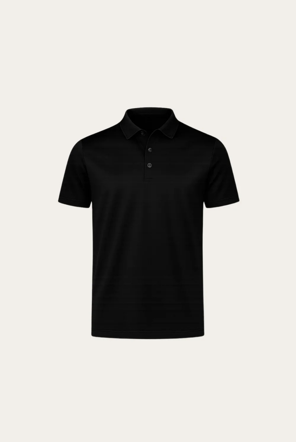 Black Imperial Polo – Premium Mercerized Cotton Polo Shirt