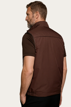 Brown Engineered Gilet – Reversible Lightweight Tech Gilet