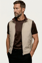 Brown Engineered Gilet – Reversible Lightweight Tech Gilet