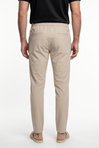 Beige Sarh Pantalon – Tailored Stretch Trousers