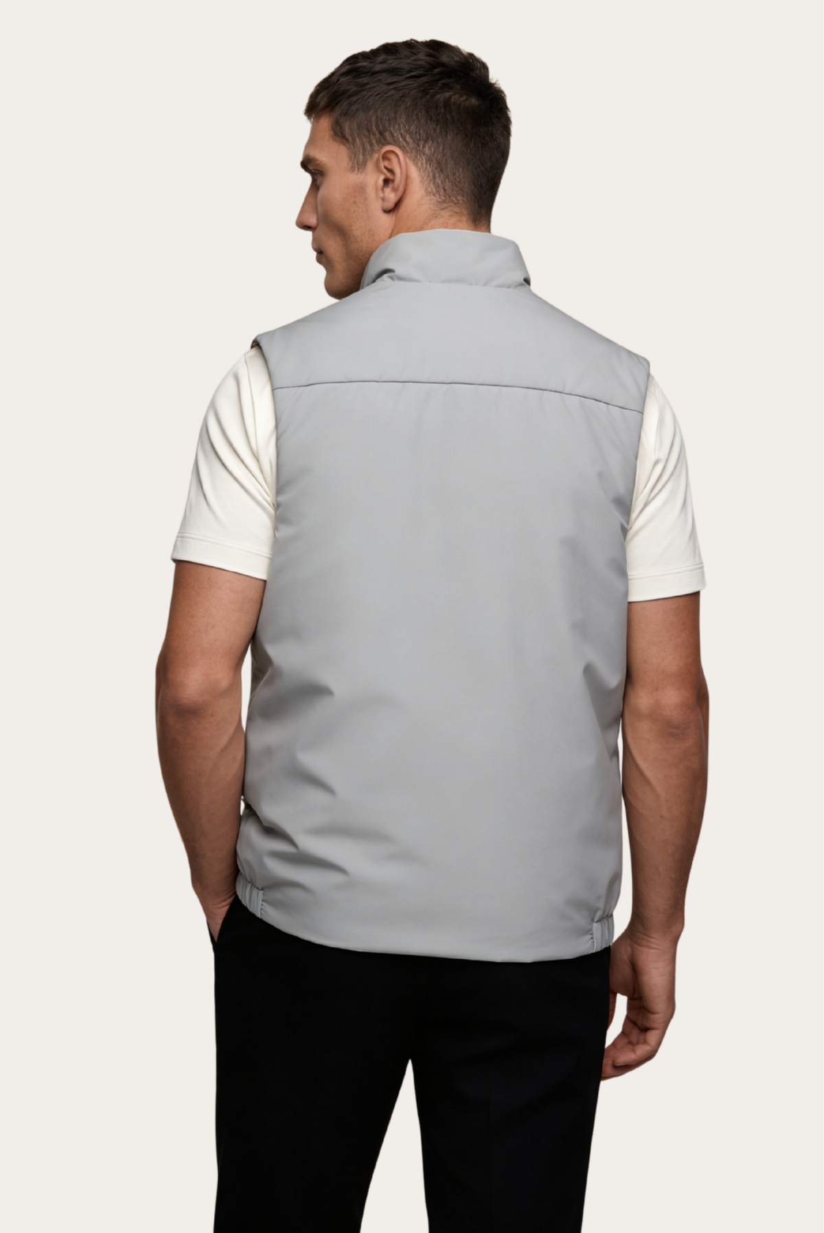 Grey Engineered Gilet – Reversible Lightweight Tech Gilet
