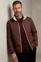 Brown Windbreaker – Reversible Lightweight Long Sleeve Windbreaker