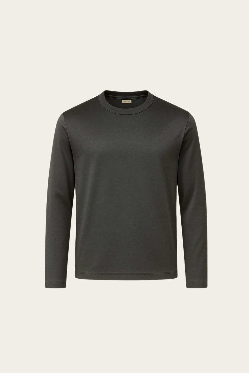 Grey Imperial Long Sleeve – Premium Mercerized Cotton Long Sleeve T-Shirt