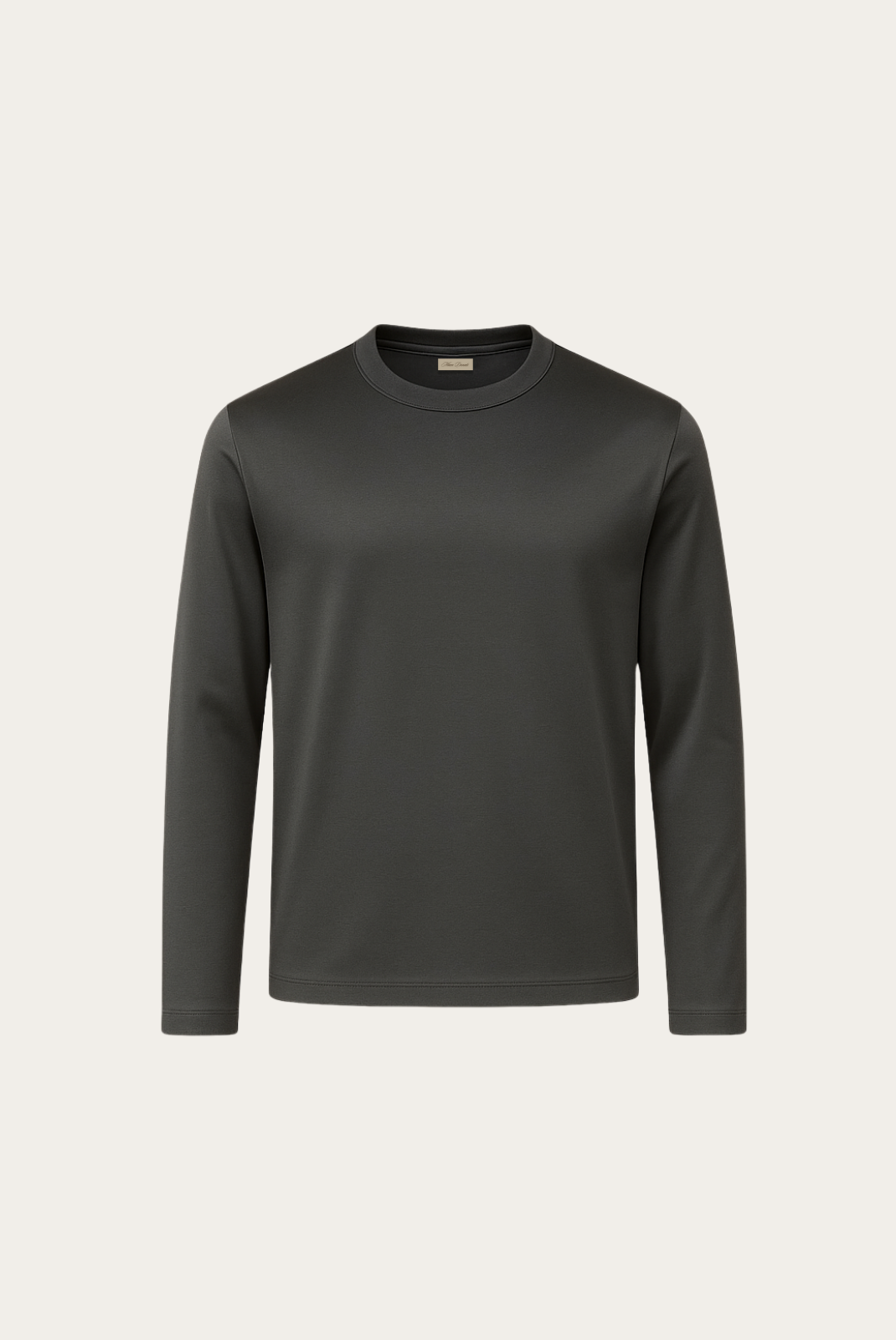 Grey Imperial Long Sleeve – Premium Mercerized Cotton Long Sleeve T-Shirt