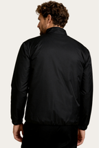 Black Windbreaker – Reversible Lightweight Long Sleeve Windbreaker