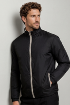 Black Windbreaker – Reversible Lightweight Long Sleeve Windbreaker