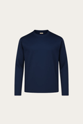 Navy Imperial Long Sleeve – Premium Mercerized Cotton Long Sleeve T-Shirt