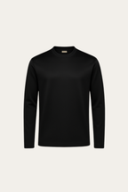Black Long Sleeve – Premium Mercerized Cotton Long Sleeve T-Shirt
