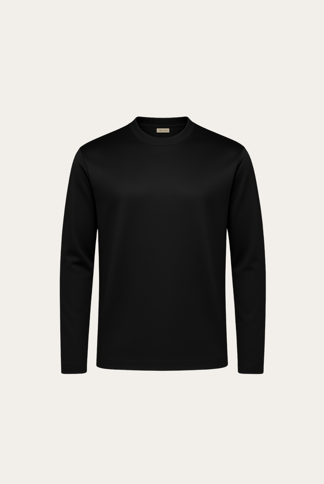 Black Long Sleeve – Premium Mercerized Cotton Long Sleeve T-Shirt