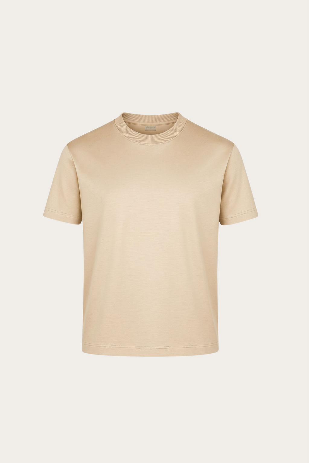 Desert Sand Imperial Tee – Premium Mercerized Cotton T-Shirt