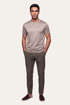 Greige Imperial Tee – Premium Mercerized Cotton T-Shirt