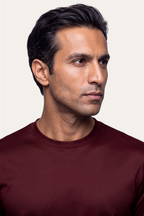 Burgundy Imperial Tee – Premium Mercerized Cotton T-Shirt