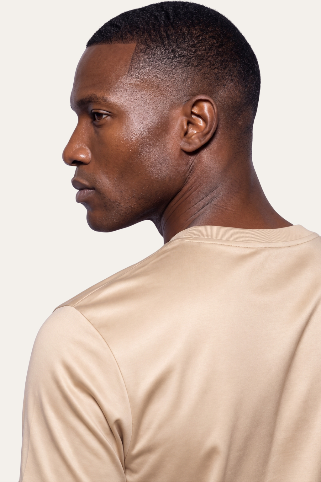 Desert Sand Imperial Tee – Premium Mercerized Cotton T-Shirt