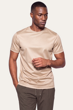 Desert Sand Imperial Tee – Premium Mercerized Cotton T-Shirt