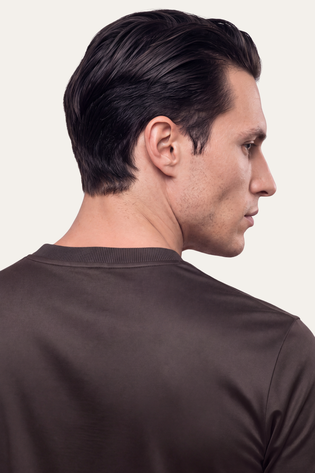 Grey Imperial Tee – Premium Mercerized Cotton T-Shirt