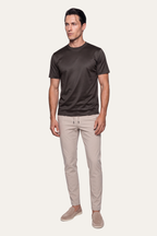 Grey Imperial Tee – Premium Mercerized Cotton T-Shirt