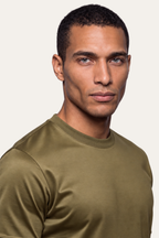 Olive Imperial Tee – Premium Mercerized Cotton T-Shirt