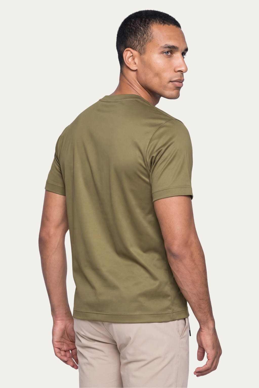 Olive Imperial Tee – Premium Mercerized Cotton T-Shirt