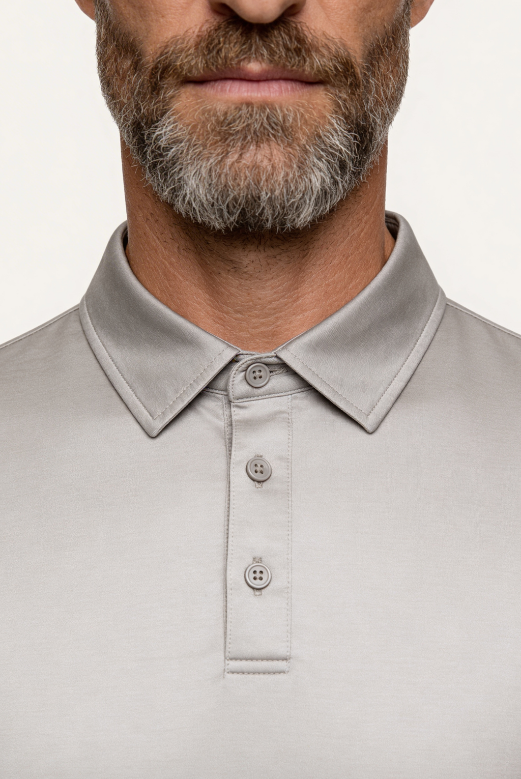 Greige Imperial Polo – Premium Mercerized Cotton Polo Shirt