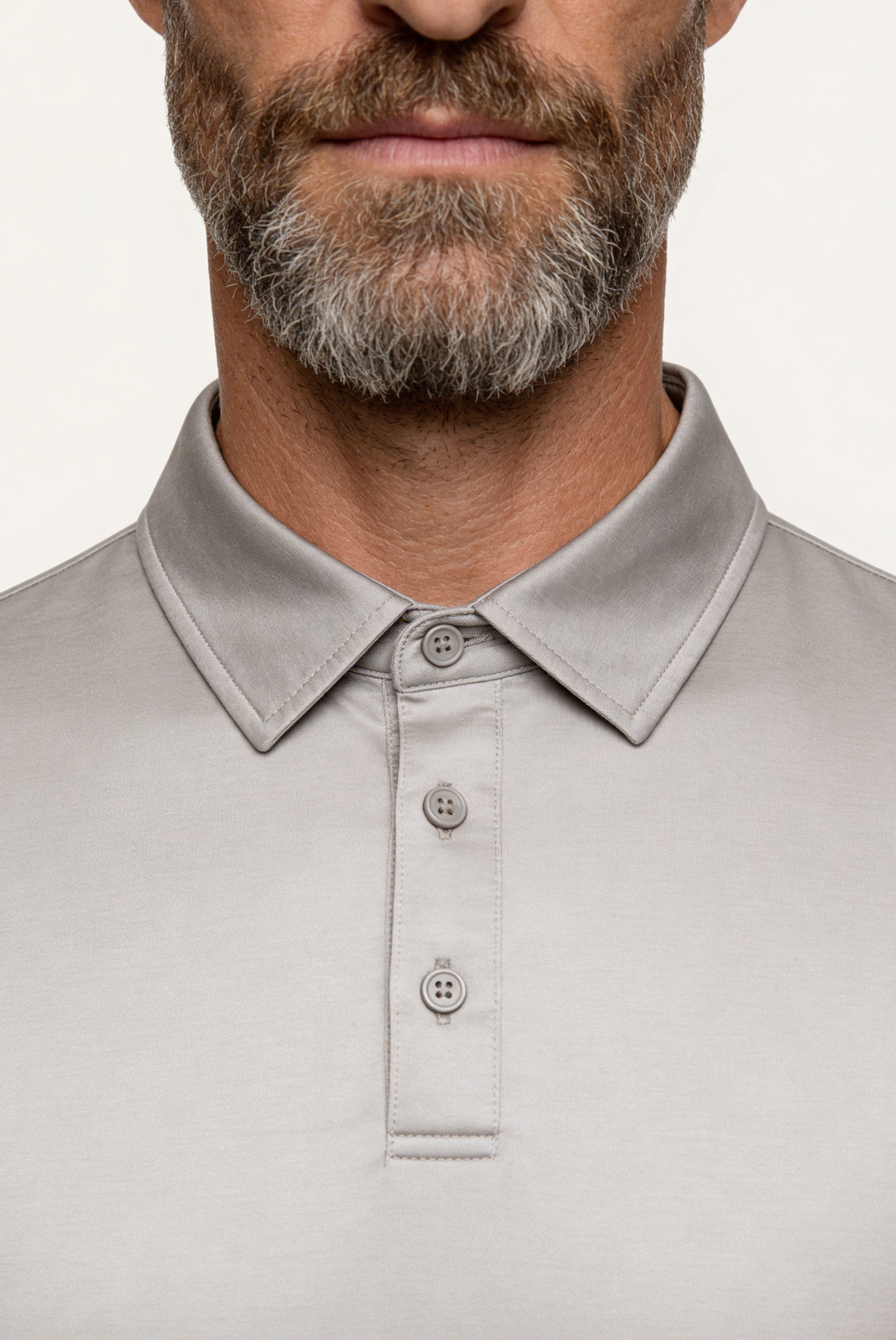 Greige Imperial Polo – Premium Mercerized Cotton Polo Shirt