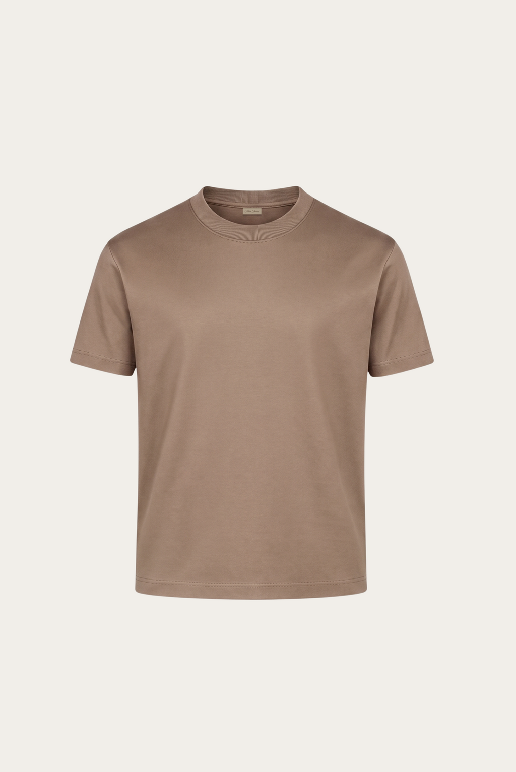 Taupe Imperial Tee – Premium Mercerized Cotton T-Shirt