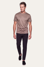 Taupe Imperial Tee – Premium Mercerized Cotton T-Shirt