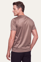 Taupe Imperial Tee – Premium Mercerized Cotton T-Shirt