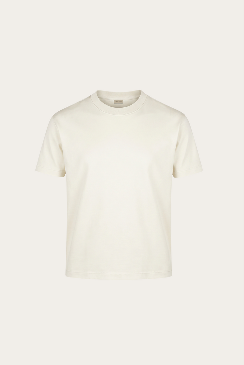 White Imperial Tee – Premium Mercerized Cotton T-Shirt