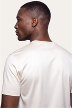 White Imperial Tee – Premium Mercerized Cotton T-Shirt