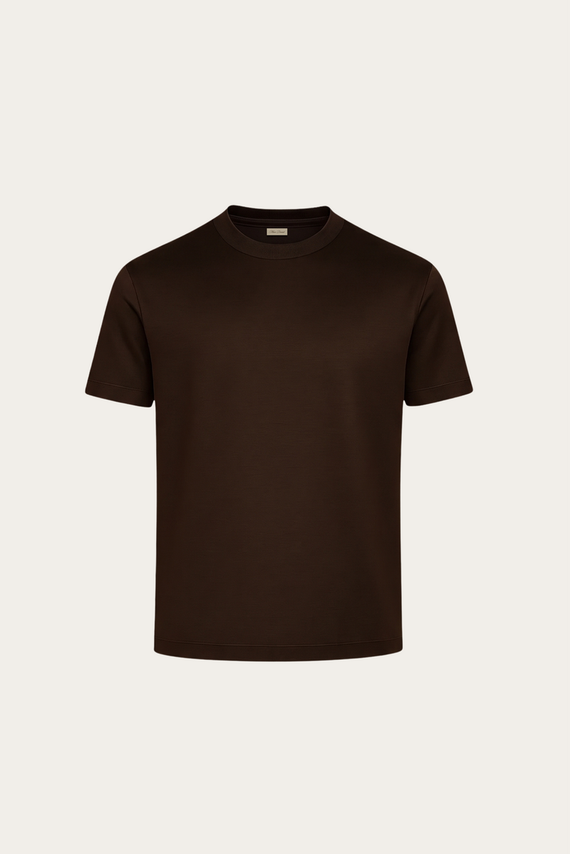 Espresso Imperial Tee – Premium Mercerized Cotton T-Shirt