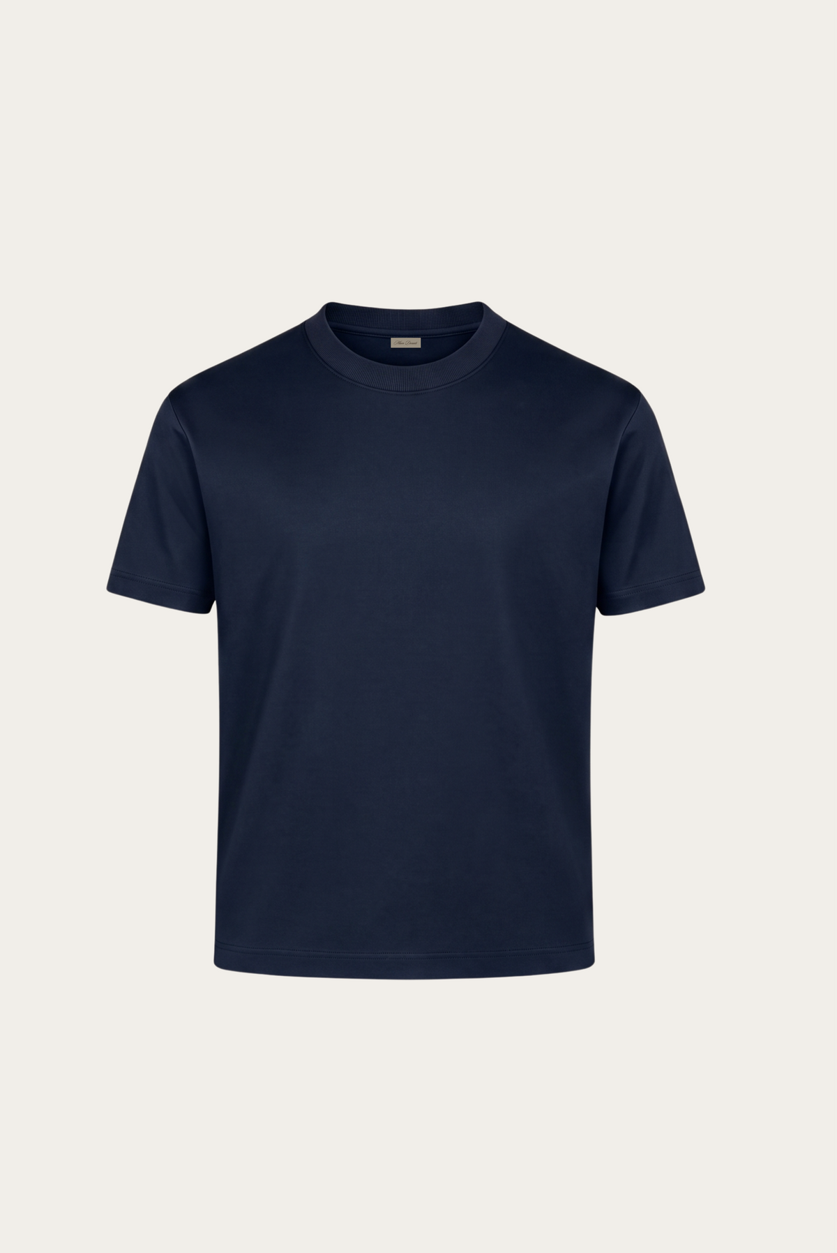 Navy Imperial Tee – Premium Mercerized Cotton T-Shirt